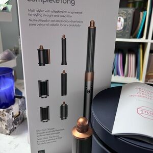 Dyson Hair Styler with Copper and Black Accents